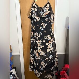 i jeans by Buffalo Black Floral Maxi Dress